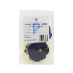 Sale Edible Dried & Pressed Giant Pansies, 8 pieces Ingredients Brands|Baking Ingredients