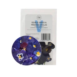Edible Dried & Pressed Violas, 25 pieces Ingredients Brands|Baking Ingredients