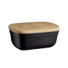 Clearance Black Bread Storage Box French Ingredients|Food Storage & Containers