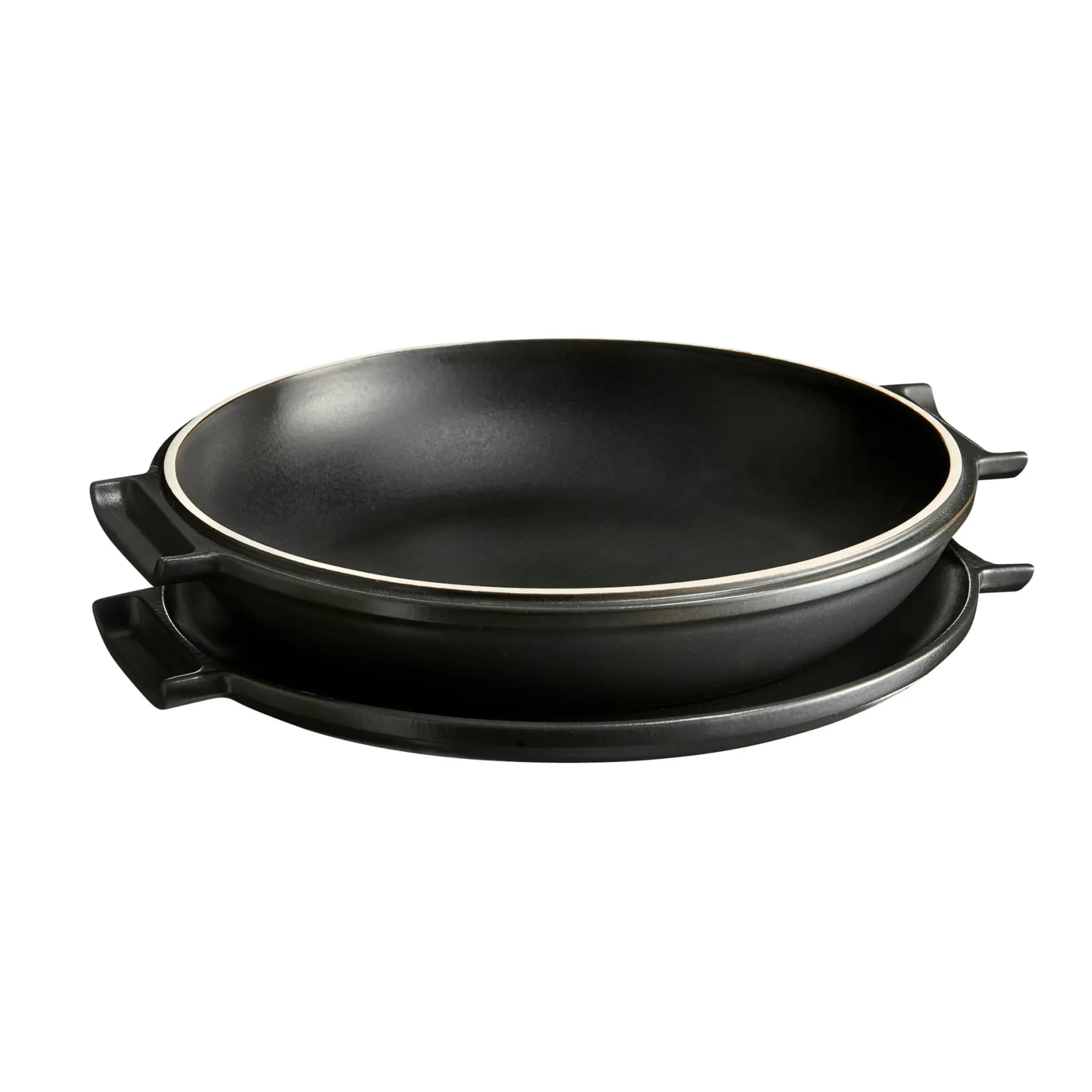 Discount Delight Black Ceramic Induction Tarte Tatin Set, 32.5cm French Ingredients|Pots & Pans