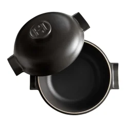 Hot Delight Black Ceramic Induction Cocotte, 27cm French Ingredients|Pots & Pans