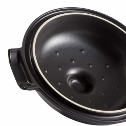 Hot Delight Black Ceramic Induction Cocotte, 27cm French Ingredients|Pots & Pans