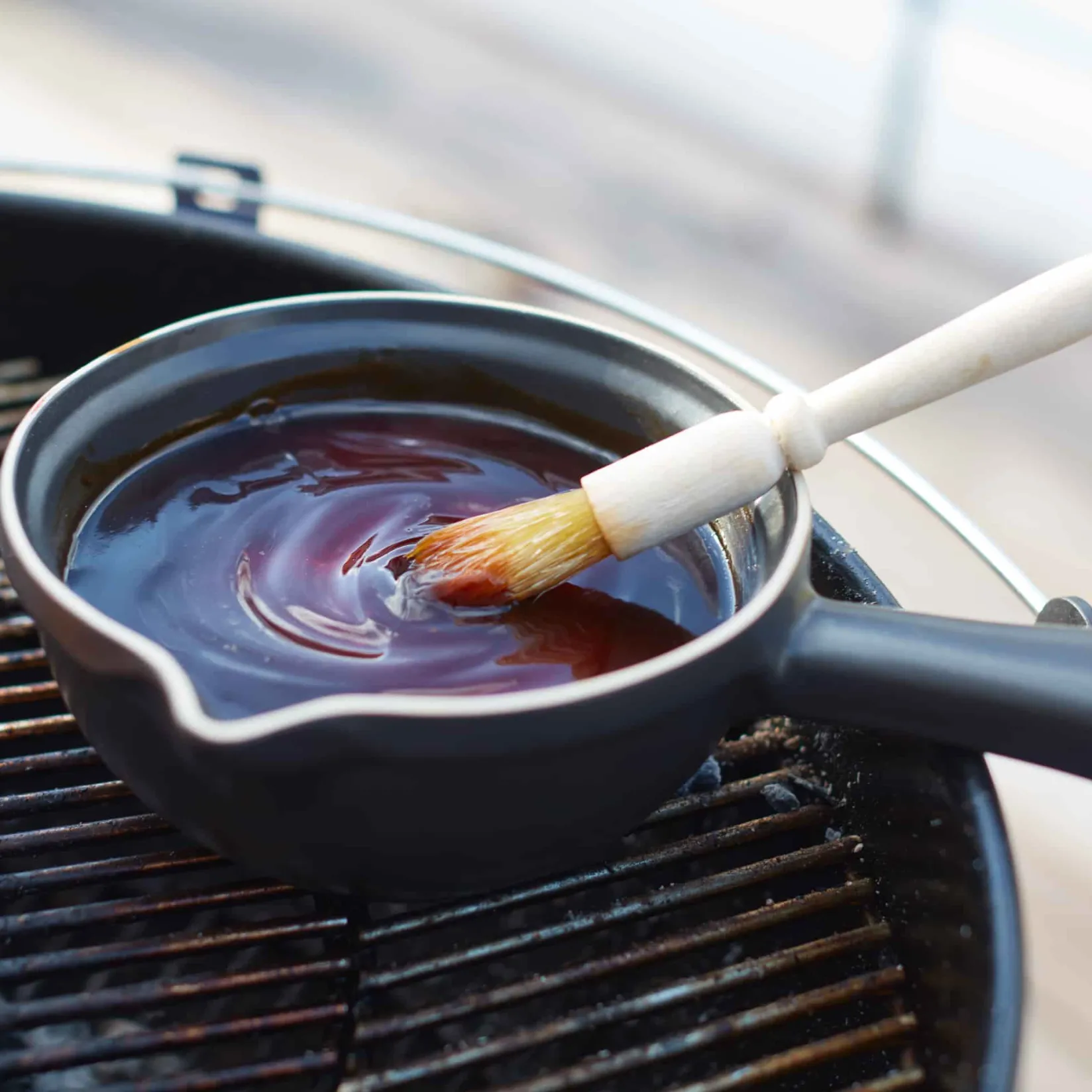 Sale Limited Edition Black BBQ Sauce Pot, 1.1 Litre Bbq & Smoking