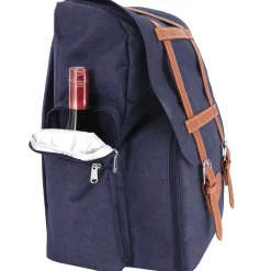 Clearance Escapade Navy Picnic Backpack, 4 Person Picnicware|Disposable Tableware