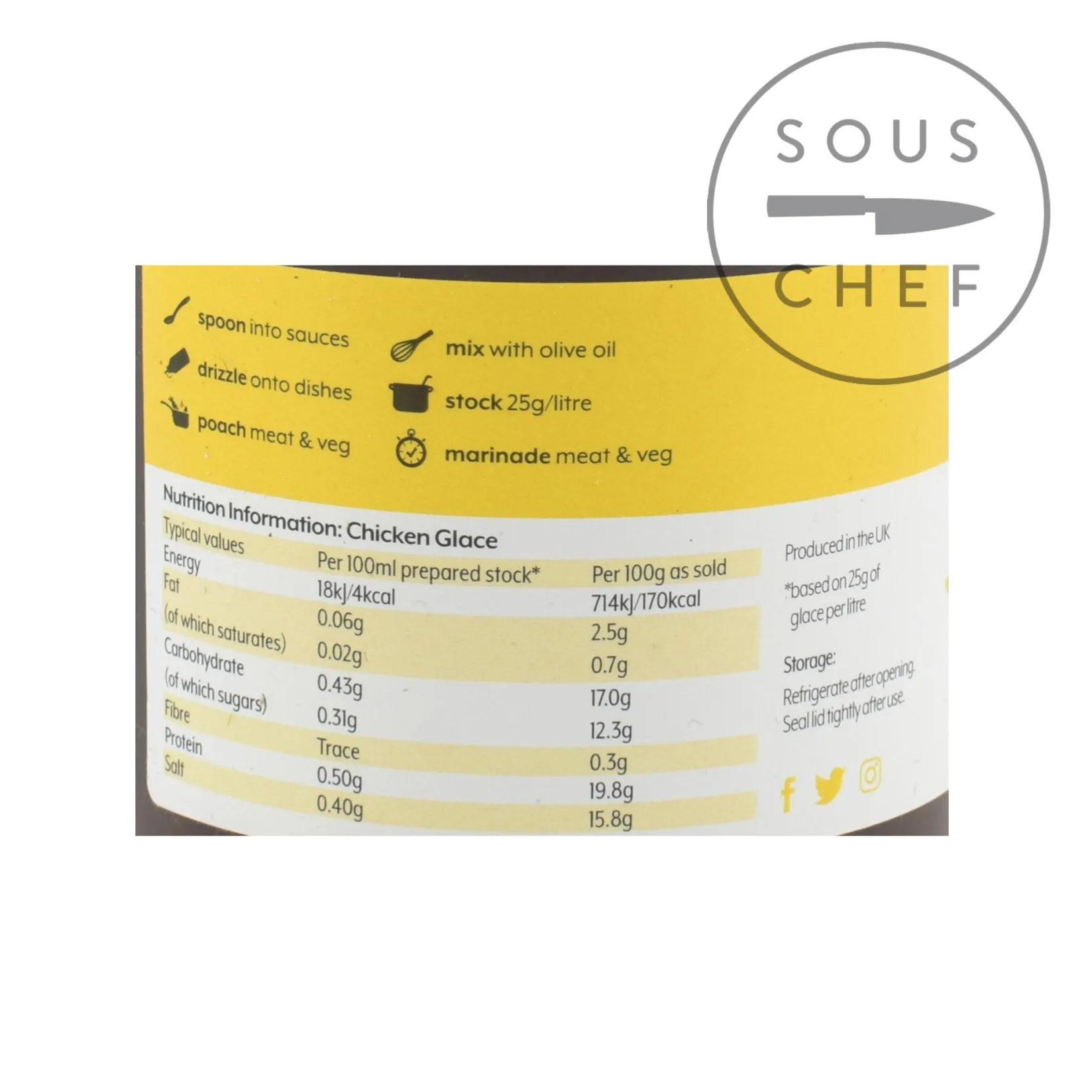 Outlet Chicken Glace, 600g Made In The Uk|French Ingredients