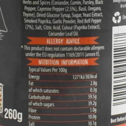 Sale Street Food Zesty Chermoula Seasoning, 260g Ingredients Brands|Middle Eastern Ingredients