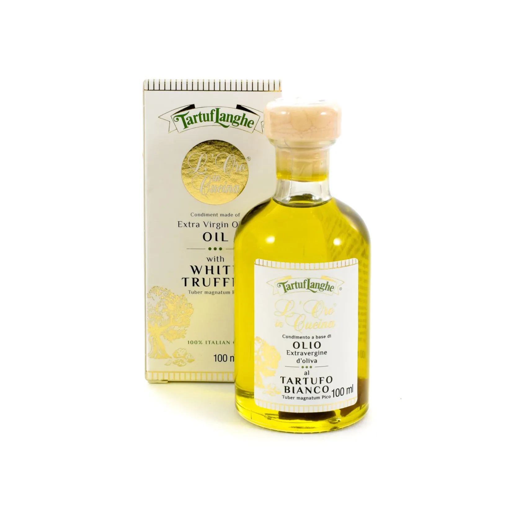 Outlet Extra Virgin Olive Oil With White Truffle Slices, 100ml Ingredients Brands|Italian Ingredients