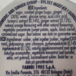 Hot Candied Ginger in Syrup, 600g Ingredients Brands|Italian Ingredients