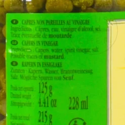 Hot Capers, 125g Ingredients Brands|French Ingredients