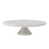 Clearance Fenya Star White Marble Cake Stand, 30cm Tableware Brands