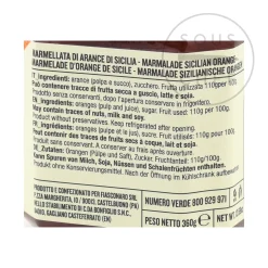 New Orange Marmalade, 360g Italian Ingredients|Jam, Honey & Spreads