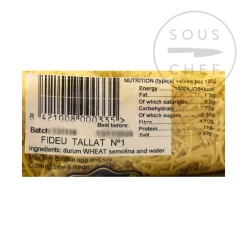 Discount Fideo Noodles, 250g Ingredients Brands|Spanish Ingredients