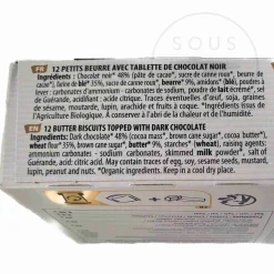 Clearance Organic Butter Biscuits With Dark Chocolate, 150g Ingredients Brands|Chocolate & Sweets