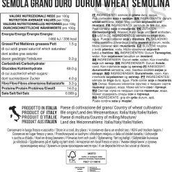Clearance Spaghettoni Durum Wheat Semolina Pasta, 500g Ingredients Brands|Italian Ingredients