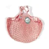 Hot String Bag in Light Pink, Short Handle Tableware Brands
