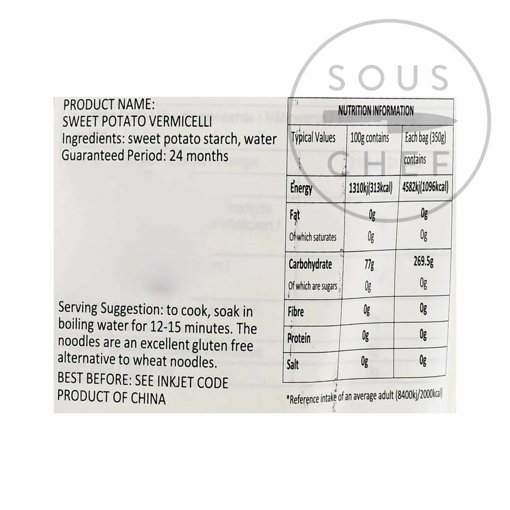 New Well Brand Sweet Potato Vermicelli Ingredients Brands|Chinese Ingredients