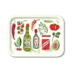Online Food Design Rectangle Serving Tray, 27x20cm Tableware Brands