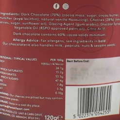 Sale Forest Feast Dark Chocolate Sour Cherries, 120g Ingredients Brands|Chocolate & Sweets