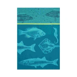 Online French Tea Towel - Fish French Ingredients|Kitchen Textiles & Clothing
