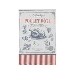 French Tea Towel - Poulet Roti French Ingredients|Kitchen Textiles & Clothing