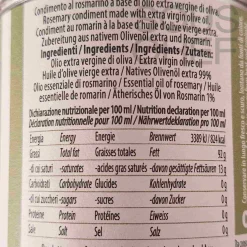 Outlet Puglian Rosemary Extra Virgin Olive Oil, 100ml Ingredients Brands|Italian Ingredients