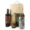 Small Gift Set In Wooden Box Ingredients Brands|Oil, Vinegar & Dressings