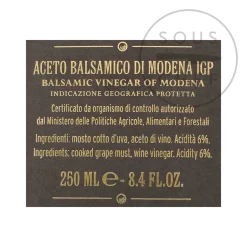 Discount Giusti 4 Gold Medal Balsamic Vinegar 15 Year Aged, 250ml Italian Ingredients|Oil, Vinegar & Dressings