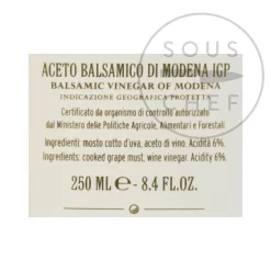 Outlet Giusti 2 Gold Medal Balsamic Vinegar 8 Year Aged, 250ml Italian Ingredients|Oil, Vinegar & Dressings