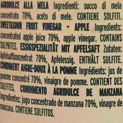 Sale Giusti Sweet and Sour Apple Condiment, 250ml Ingredients Brands|Italian Ingredients