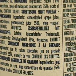 Giusti Sweet and Sour Pomegranate Condiment, 250ml Ingredients Brands|Italian Ingredients