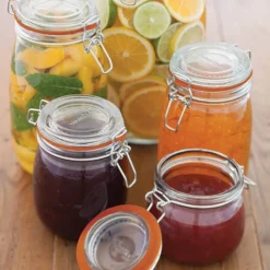 Outlet Glass Preserving Jar, 1000ml Pickling, Preserving & Fermenting Jars