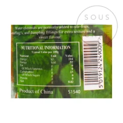Discount Whole Water Chestnuts, 227g Ingredients Brands|Chinese Ingredients