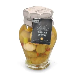 Clearance Gordal Olives with Roasted Pepper and Smoked Paprika, 580ml Ingredients Brands|Spanish Ingredients