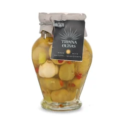 Clearance Gordal Olives with Roasted Pepper and Smoked Paprika, 580ml Ingredients Brands|Spanish Ingredients