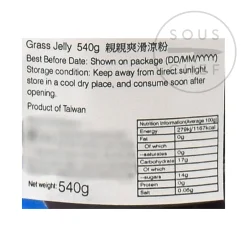 Outlet Grass Jelly, 540g Ingredients Brands|Chinese Ingredients