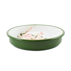 Green Marble Enamel Round Roasting & Serving Dish, 28cm Baking Supplies & Equipment