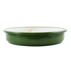 Green Marble Enamel Round Roasting & Serving Dish, 28cm Baking Supplies & Equipment