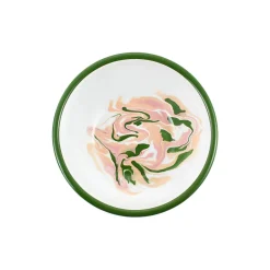 Outlet Green Marble Enamel Shallow Bowl Tableware Brands|Crockery & Dinnerware