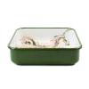 Online Green Marble Enamel Square Roasting & Serving Dish, 22cm Baking Supplies & Equipment