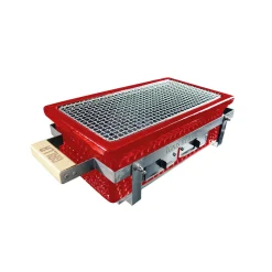 Discount Osaka Shichirin Tabletop BBQ, Red Japanese Ingredients|Food Smokers