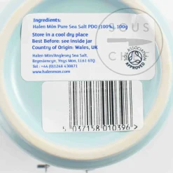 New Pure Sea Salt in Blue Church-In-The-Sea Ceramic Jar, 100g Ingredients Brands|Herbs & Spices