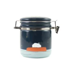 New Pure Sea Salt in Blue Church-In-The-Sea Ceramic Jar, 100g Ingredients Brands|Herbs & Spices