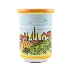Best Hand Painted Italian Ceramic Utensil Jar Tableware Brands|Serveware