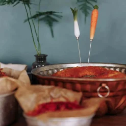 Outlet Handcarved Leek Design Cake and Vegetable Tester Baking Supplies & Equipment