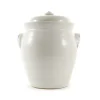 Online Handmade Stoneware Fermenting Crock in White 4.5 litre Pickling, Preserving & Fermenting Jars