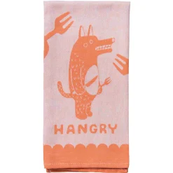 Hot Hangry Jacquard Tea Towel Kitchen Textiles & Clothing