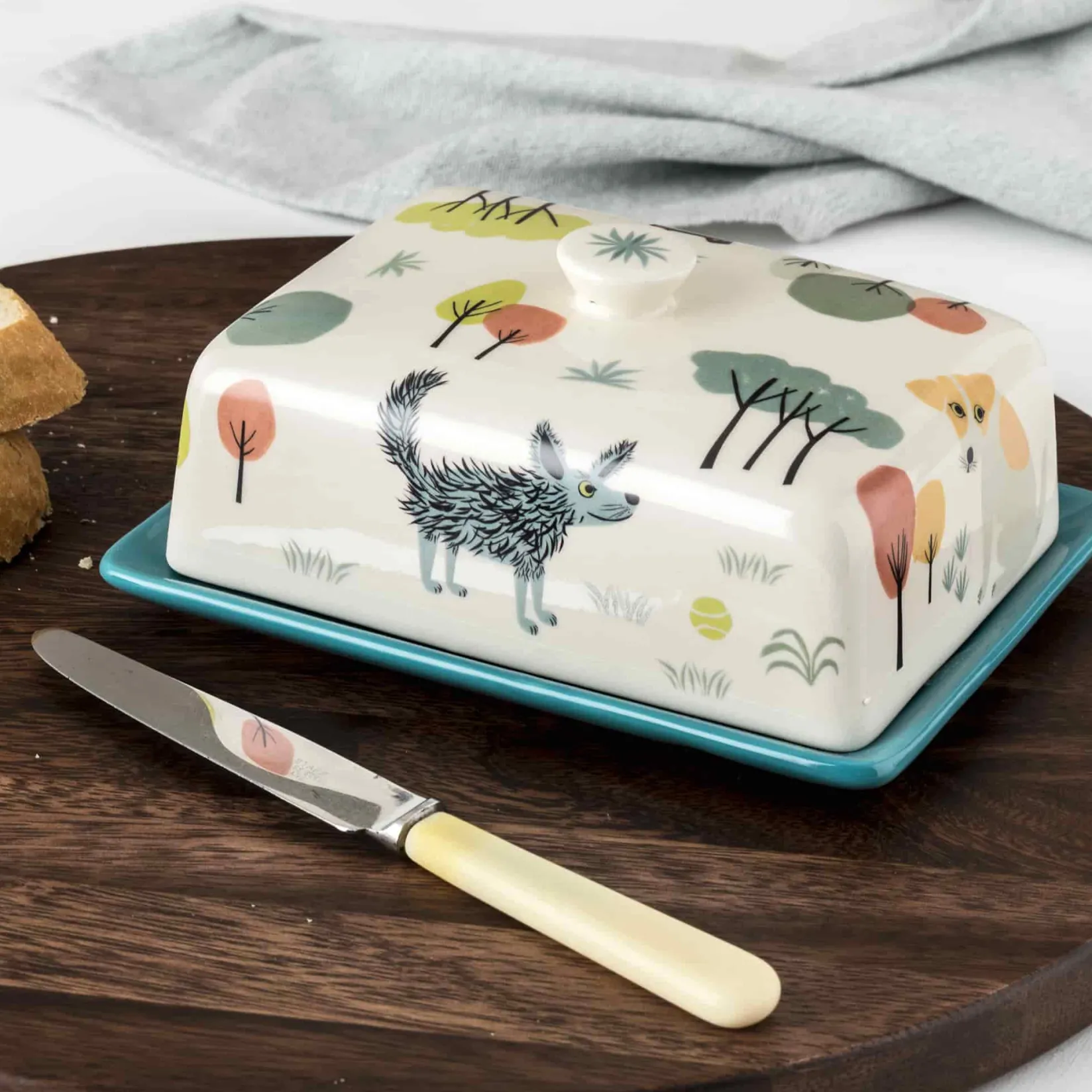 Online Dog Butter Dish, 14.5x6.5cm Tableware Brands