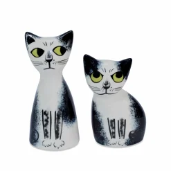 New Set of 2 Cat Salt & Pepper Shakers, 9.5cm Table Setting|Kitchen Tools & Utensils