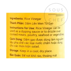 Clearance Hanoi Rice Vinegar, 500ml Southeast Asian Ingredients|Oil, Vinegar & Dressings