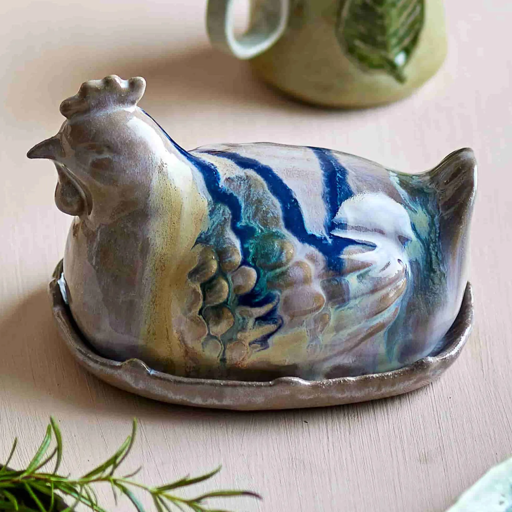Best Heni Rooster Butter Dish Tableware Brands